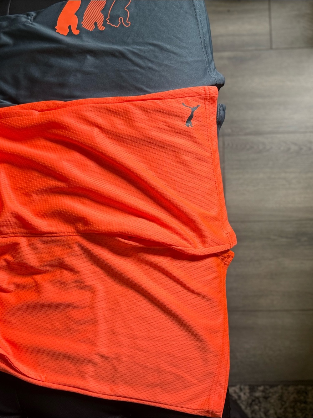 Puma Neon Orange Kid’s Athletic Shorts